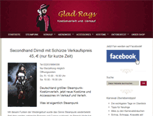 Tablet Screenshot of gladrags.de
